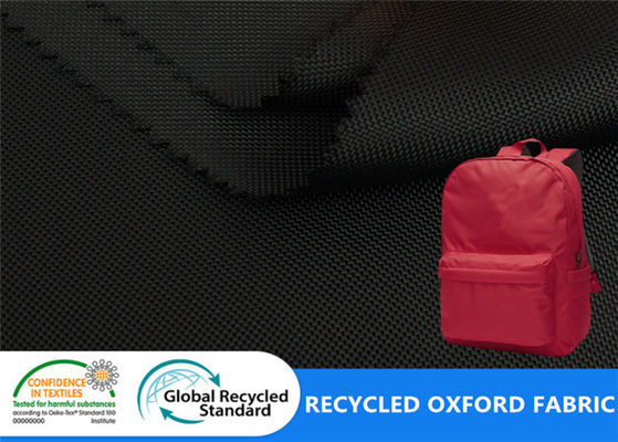 풀리드로운얀 100% 재순환 폴리에스터 평범한 600D 옥스퍼드 착용할 수 있는 텐트 야외 배낭 패브릭 소재