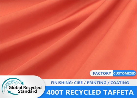 400T 찢어지는 것을 막도록 가공된 태피터 100% 재순환 폴리에스터 구성
